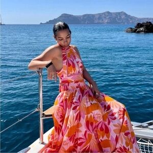 NWT Abel The Label Rumi Maxi Dress - Tropical